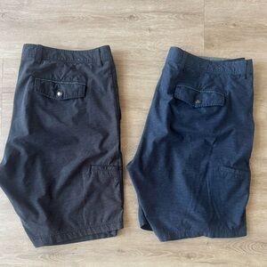 LINKSOUL Boardwalker Shorts Lot of 2 Sz 40 Blue Gray